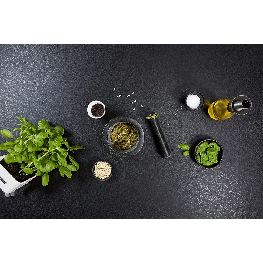 Cole&Mason - Granitni tučak s tučkom GRANITE promjera 18 cm granit/crna