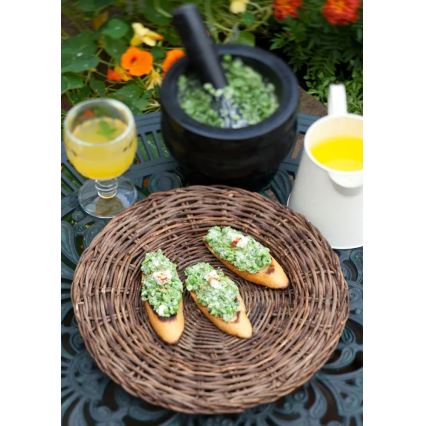 Cole&Mason - Granitni tučak s tučkom GRANITE promjera 18 cm granit/crna