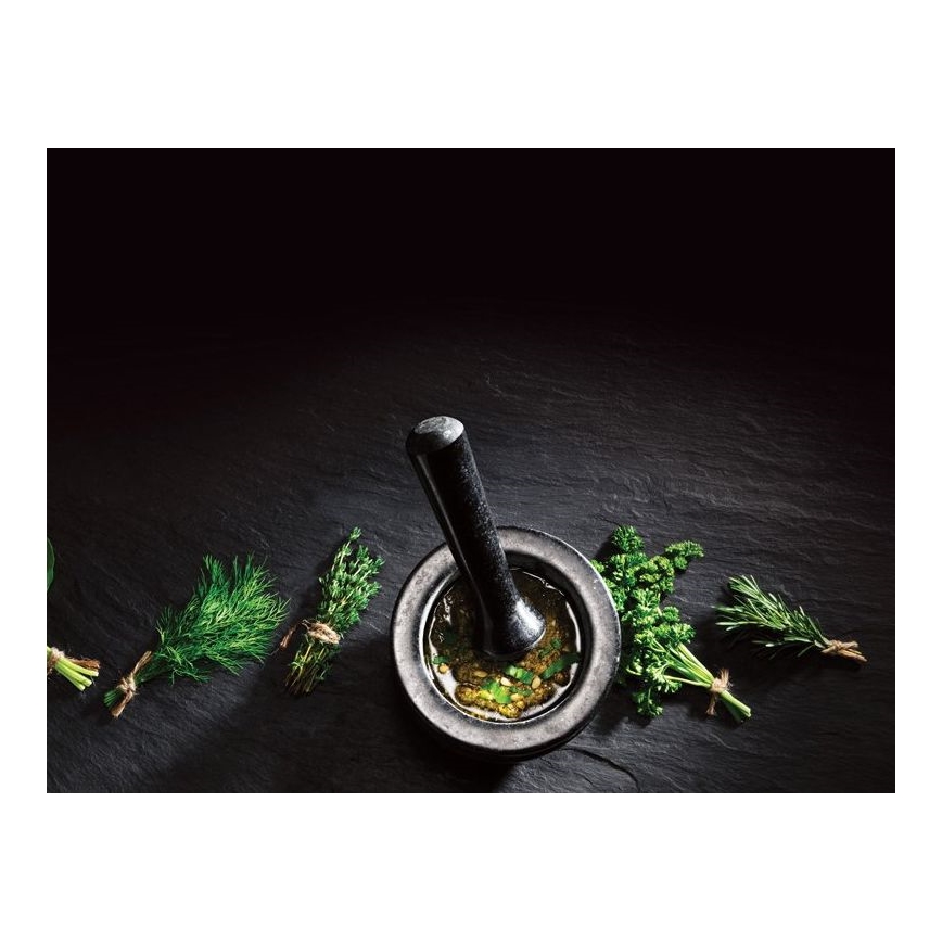 Cole&Mason - Granitni tučak s tučkom GRANITE promjera 18 cm granit/crna