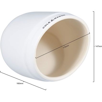 Cole&Mason - Keramička posuda za sol WHITMORE