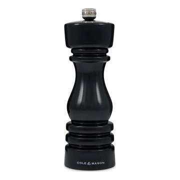 Cole&Mason - Mlin za sol LONDON 18 cm buk/crna