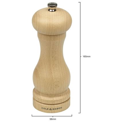 Cole&Mason - Mlinac za papar CAPSTAN BEECH bukva 16,5 cm