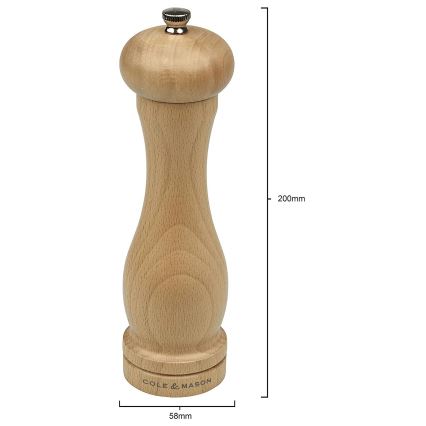 Cole&Mason - Mlinac za papar CAPSTAN BEECH bukva 20 cm