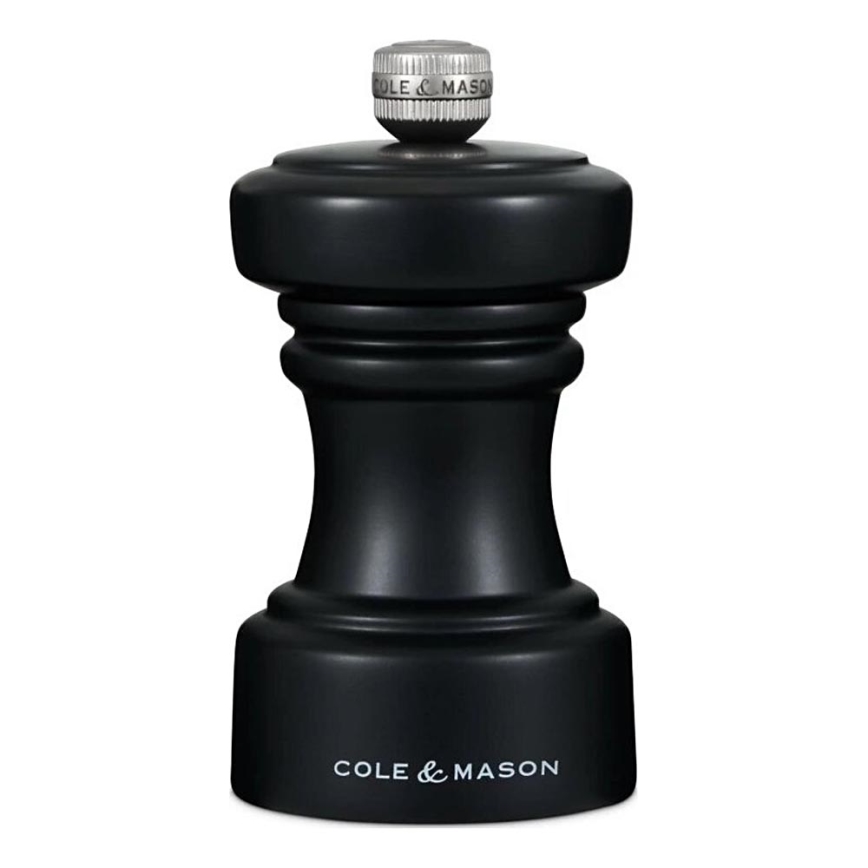 Cole&Mason - Mlinac za sol HOXTON 10,4 cm bukva/mat crna