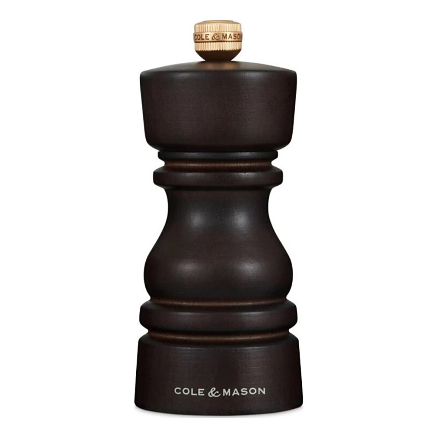 Cole&Mason - Mlinac za sol LONDON 13 cm bukva/smeđa