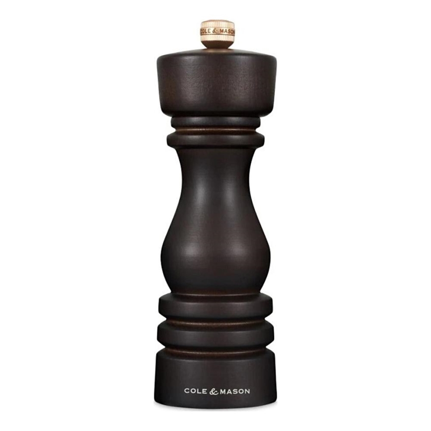 Cole&Mason - Mlinac za sol LONDON 18 cm bukva/smeđa