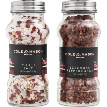 Cole&Mason - Poklon set Aromatic čili soli i sečuanskog papra