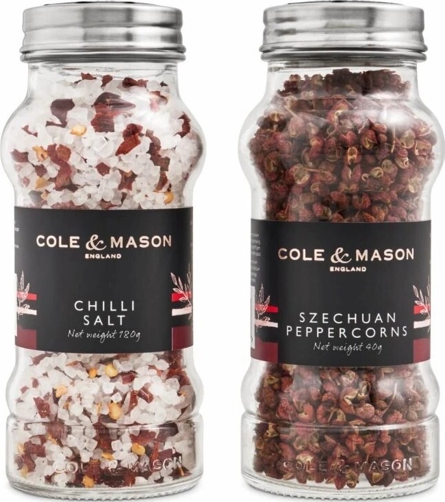Cole&Mason - Poklon set Aromatic čili soli i sečuanskog papra