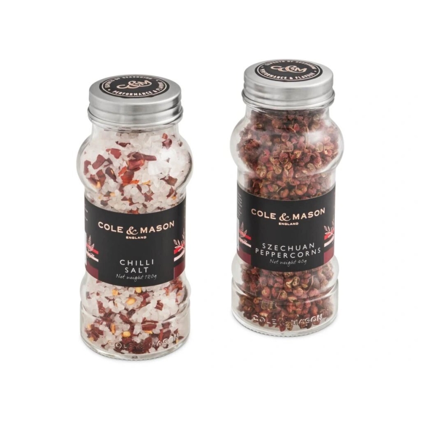Cole&Mason - Poklon set Aromatic čili soli i sečuanskog papra