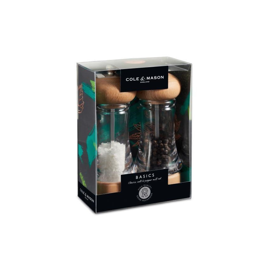 Cole&Mason - Set mlinaca za sol i papar BASICS 2 kom bukva 16 cm