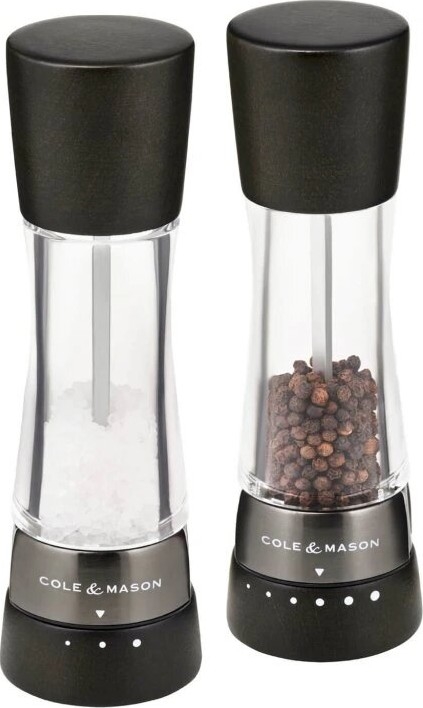 Cole&Mason - Set mlinaca za sol i papar DERWENT 2 kom 19 cm bukva/crna