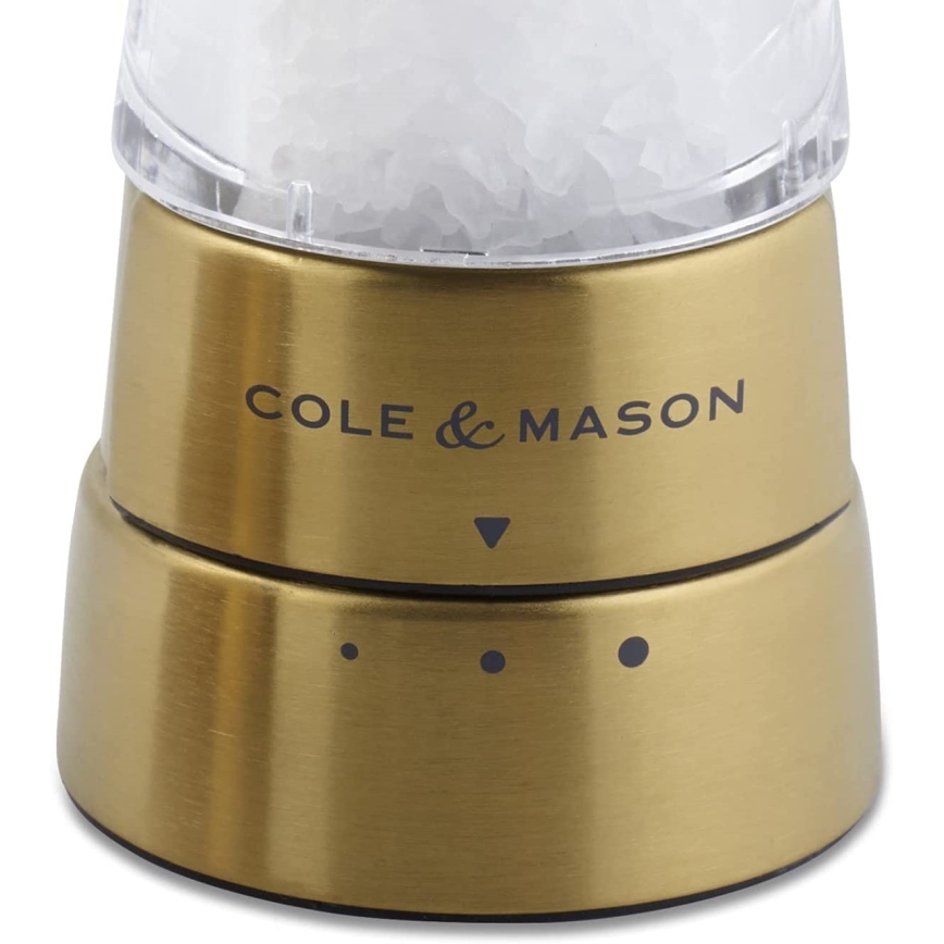Cole&Mason - Set mlinaca za sol i papar DERWENT 2 kom 19 cm zlatna
