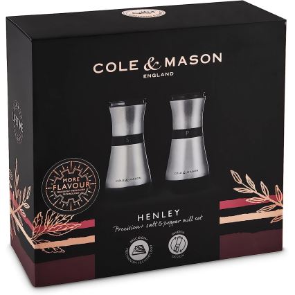 Cole&Mason - Set mlinaca za sol i papar HENLEY 2 kom 13,5 cm