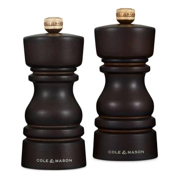 Cole&Mason - Set mlinaca za sol i papar LONDON 2 kom 13 cm bukva/smeđa
