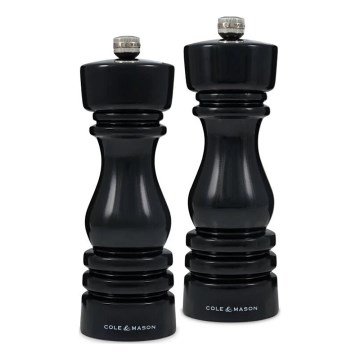 Cole&Mason - Set mlinaca za sol i papar LONDON 2 kom 18 cm bukva/crna
