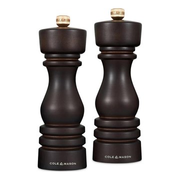 Cole&Mason - Set mlinaca za sol i papar LONDON 2 kom 18 cm bukva/smeđa