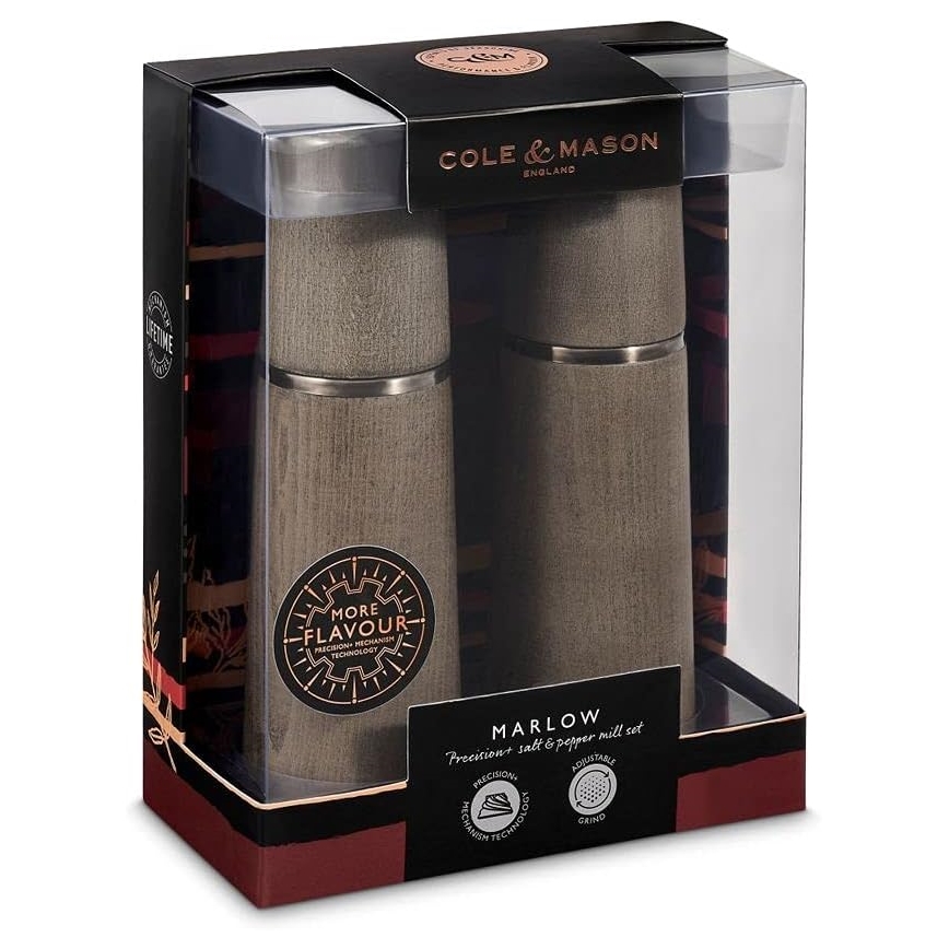 Cole&Mason - Set mlinaca za sol i papar MARLOW bukva 2 kom 18,5 cm