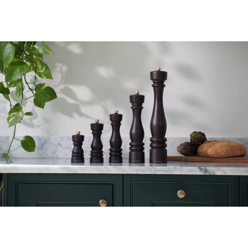 Cole&Mason - Set mlinca za sol i papar LONDON 2 komada 13 cm bukva/smeđa