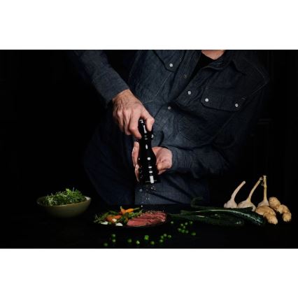 Cole&Mason - Set mlinca za sol i papar LONDON 2 komada 18 cm bukva/crna