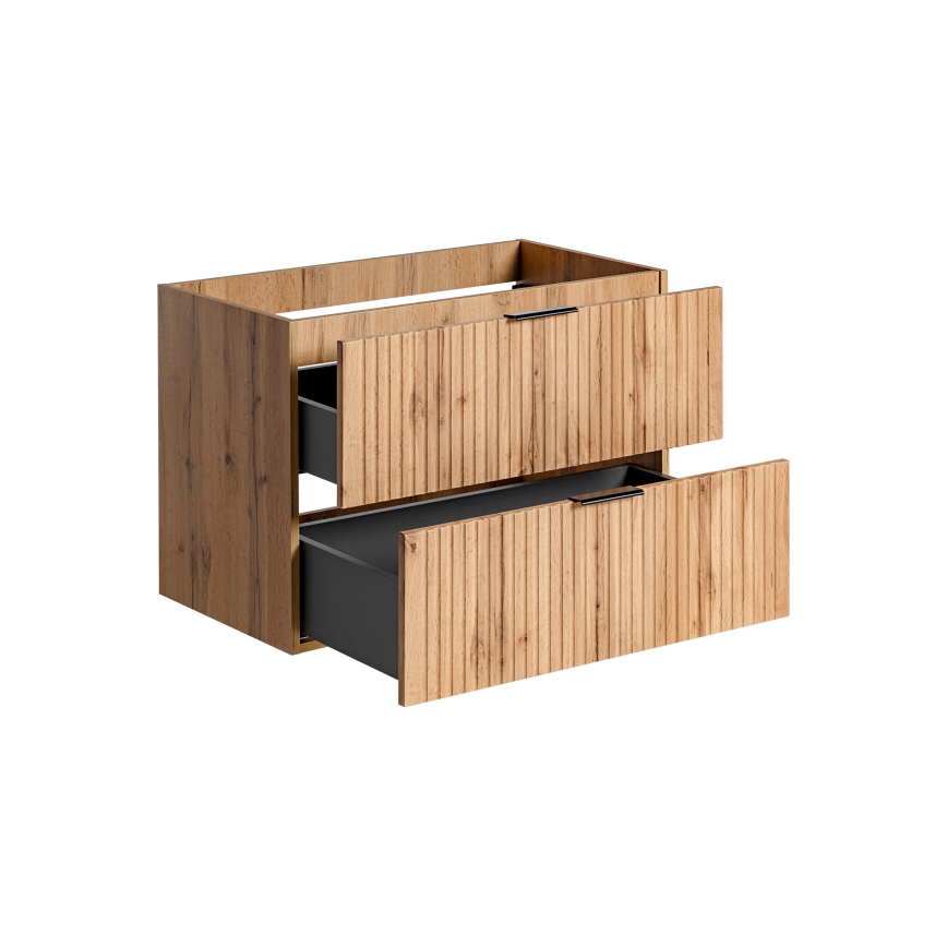 COMAD ADEL OAK 82-80-B-2S - Kupaonski ormarić ispod umivaonika ADEL 57x80,2 cm hrast