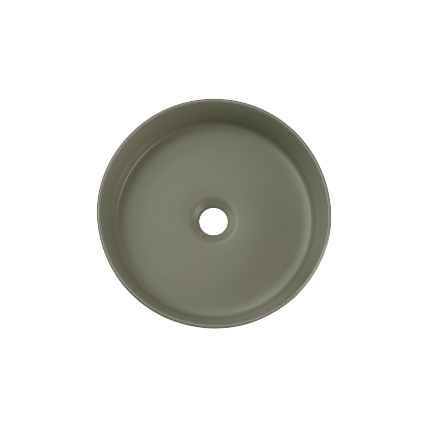 COMAD BEYOND 2 OLIVER ZELENA ( E-6565 ) - Nadgradni umivaonik BEYOND pr. 36 cm keramika/mat zelena