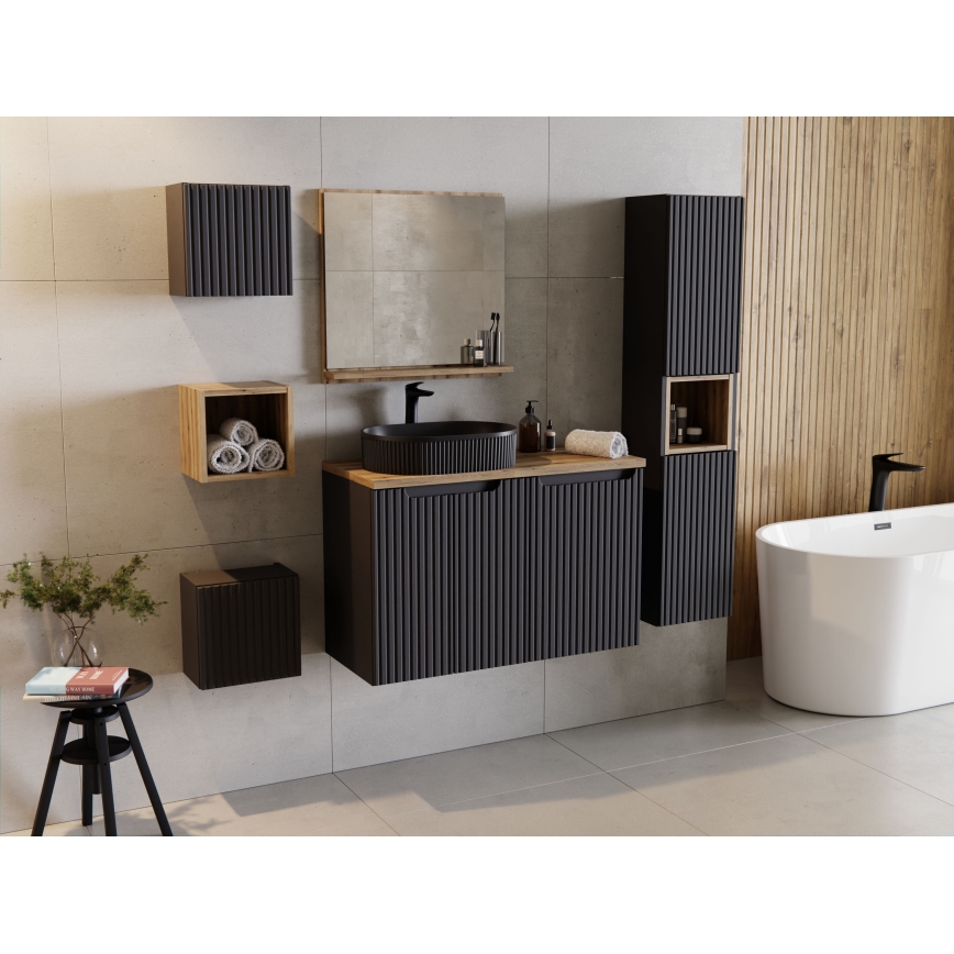 COMAD BEYOND 5 BLACK ( E-6564 ) - Nadgradni umivaonik BEYOND 48x32,5 cm keramika/mat crna