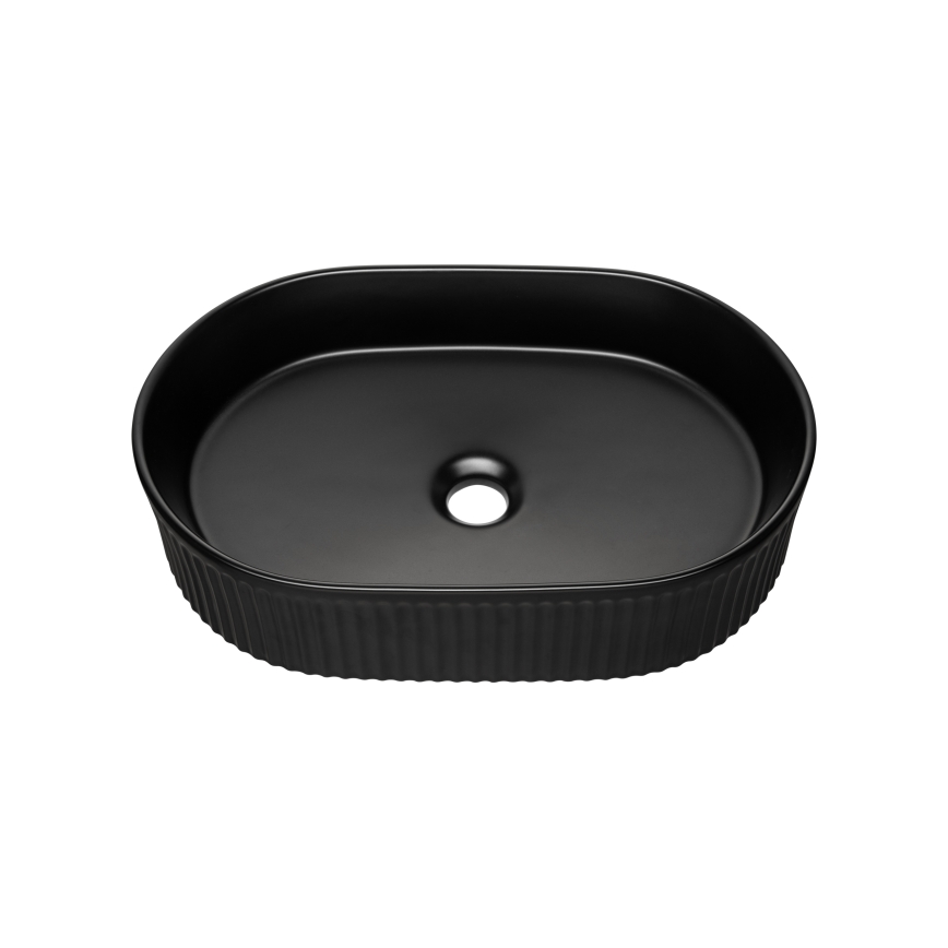 COMAD BEYOND 5 BLACK ( E-6564 ) - Nadgradni umivaonik BEYOND 48x32,5 cm keramika/mat crna