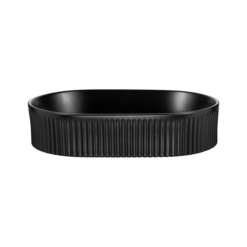 COMAD BEYOND 5 BLACK ( E-6564 ) - Nadgradni umivaonik BEYOND 48x32,5 cm keramika/mat crna