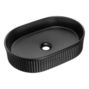 COMAD BEYOND 5 BLACK ( E-6564 ) - Nadgradni umivaonik BEYOND 48x32,5 cm keramika/mat crna