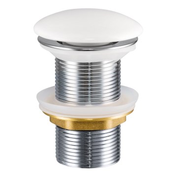 COMAD CLICK-CLACK T201-3 - Gornji dio sifona za umivaonik CLICK-CLACK pr. 7 cm sjajna bijela