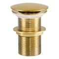 COMAD CLICK-CLACK T201G-3 - Odljev za umivaonik CLICK-CLACK promjera 7 cm, sjajni zlatni
