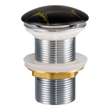 COMAD CLICK-CLACK T201M-B12-3 - Gornji dio sifona za umivaonik CLICK-CLACK pr. 7 cm mat crna