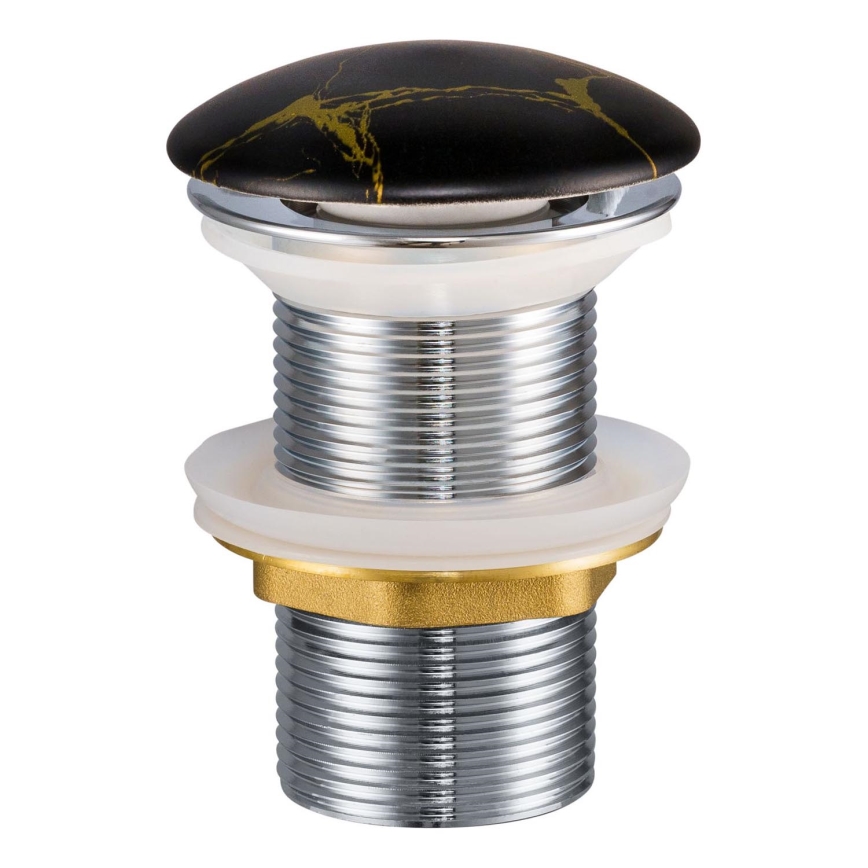 COMAD CLICK-CLACK T201M-B12-3 - Gornji dio sifona za umivaonik CLICK-CLACK pr. 7 cm mat crna