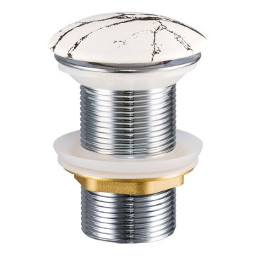 COMAD CLICK-CLACK T201M-W17-3 - Gornji dio sifona za umivaonik CLICK-CLACK pr. 7 cm mat bijela