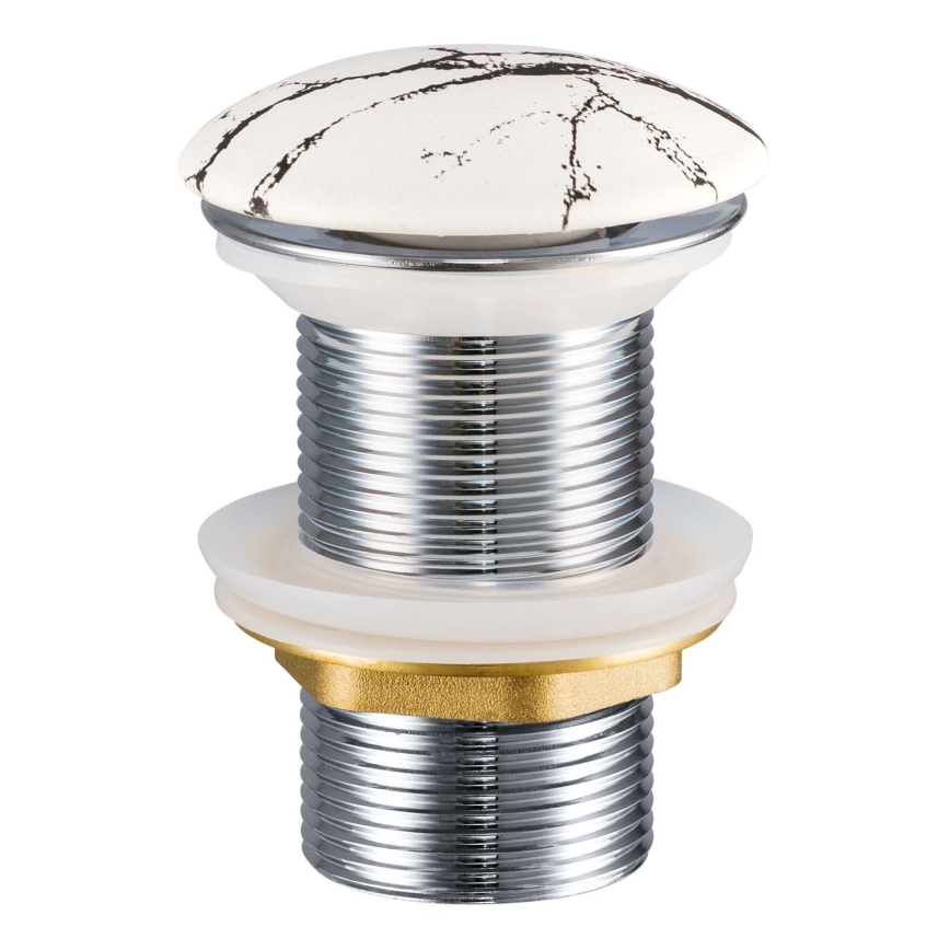 COMAD CLICK-CLACK T201M-W17-3 - Gornji dio sifona za umivaonik CLICK-CLACK pr. 7 cm mat bijela