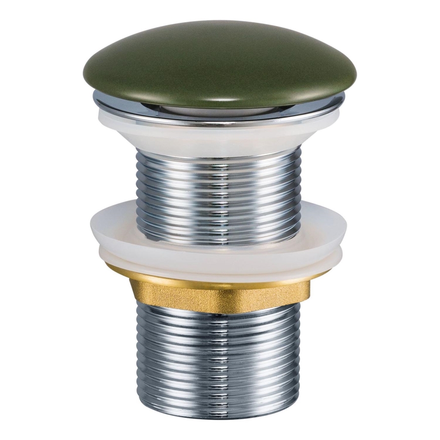 COMAD CLICK-CLACK T201MFG-3 - Gornji dio sifona za umivaonik CLICK-CLACK pr. 7 cm mat zelena