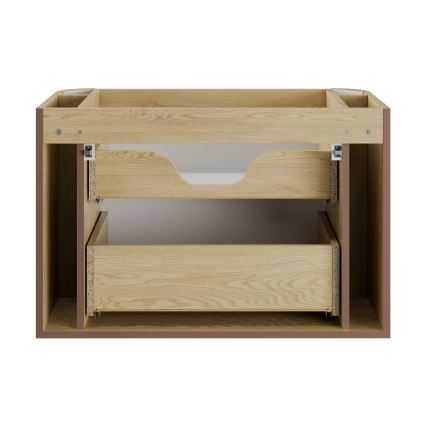 COMAD OVALIA CREMONA 82-80-46-2S - Kupaonski ormarić OVALIA 52x80 cm za umivaonik, hrast cremona