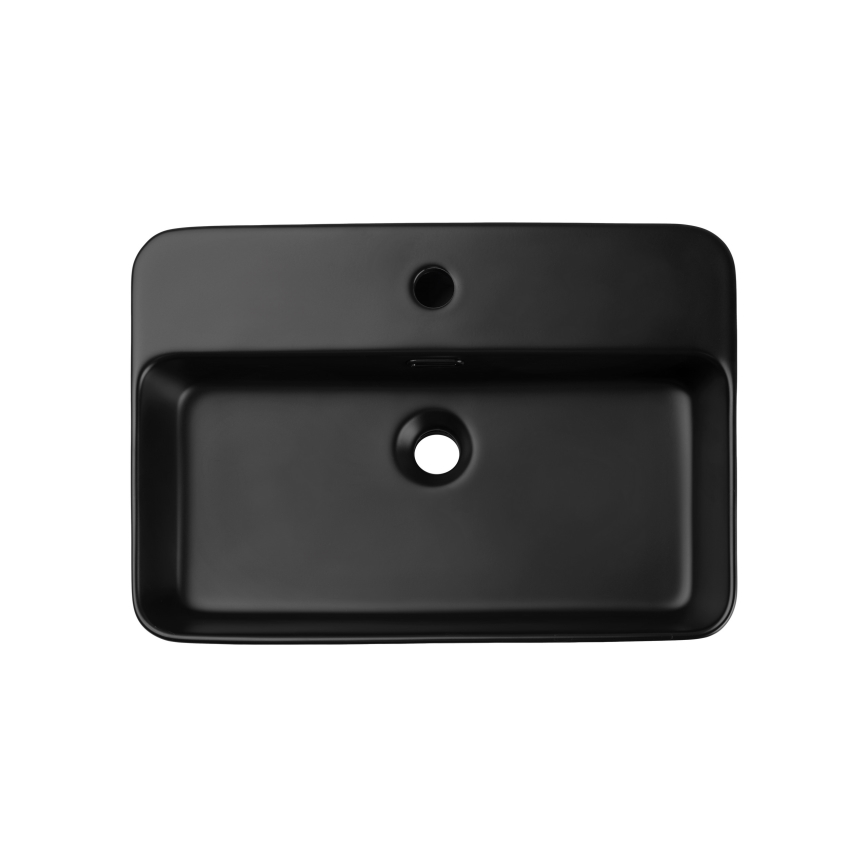 COMAD TRUST 2 BLACK ( E-6282 ) - Nadgradni umivaonik TRUST 55x38 cm keramika/mat crna