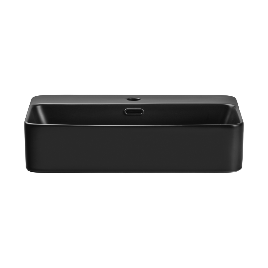 COMAD TRUST 2 BLACK ( E-6282 ) - Nadgradni umivaonik TRUST 55x38 cm keramika/mat crna
