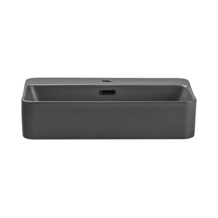 COMAD TRUST 2 MATT DARK GREY ( E-6282 ) - Nadgradni umivaonik TRUST 55x38 cm keramika/mat siva