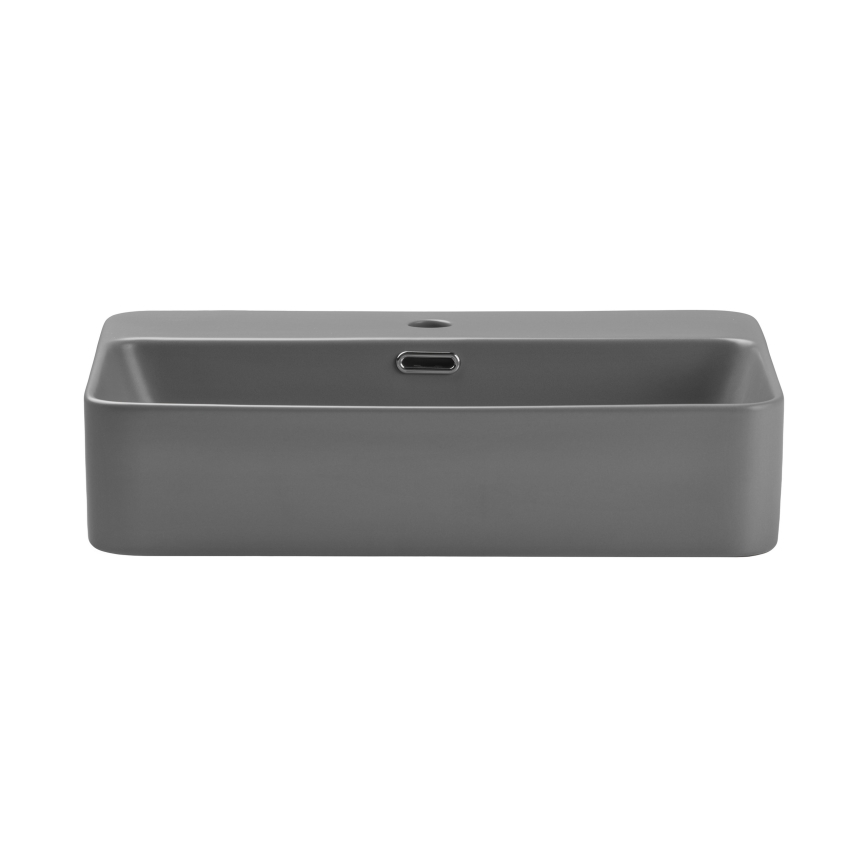 COMAD TRUST 2 MATT LIGHT GREY ( E-6282 ) - Nadgradni umivaonik TRUST 55x38 cm keramika/mat siva