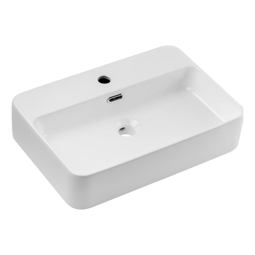 COMAD TRUST 2 WHITE ( E-6282 ) - Nadgradni umivaonik TRUST 55x38 cm keramika/sjajna bijela