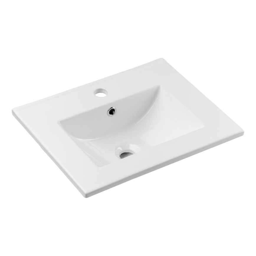COMAD UM-2050RB DANCE 50 DP - Ugradbeni umivaonik DANCE 52x40 cm keramika/mat bijela