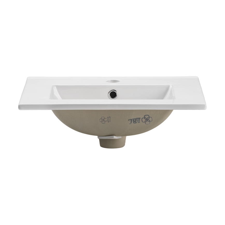 COMAD UM-2050RB DANCE 50 DP - Ugradbeni umivaonik DANCE 52x40 cm keramika/mat bijela