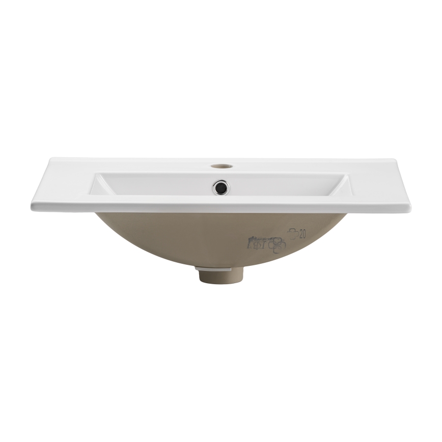 COMAD UM-2060RB DANCE 60 - Ugradbeni umivaonik DANCE 62x40 cm keramika/sjajna bijela
