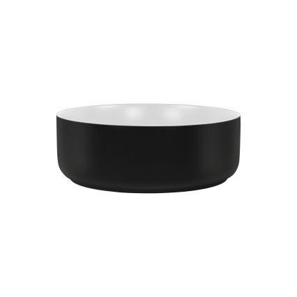 COMAD UM-6259 SIMPLE 8. - Nadgradni umivaonik SIMPLE pr. 36 cm keramika/mat bijela/mat crna
