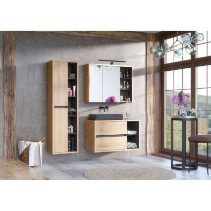 COMAD UM-6276 SLIM 40 GREY DP - Nadgradni umivaonik SLIM 37x37 cm keramika/mat siva