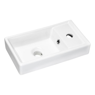 COMAD UM-VEDEA 40 - Nadgradni umivaonik VEDEA 40x22 cm keramika/sjajna bijela