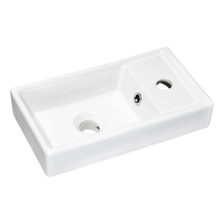 COMAD UM-VEDEA 40 - Nadgradni umivaonik VEDEA 40x22 cm keramika/sjajna bijela