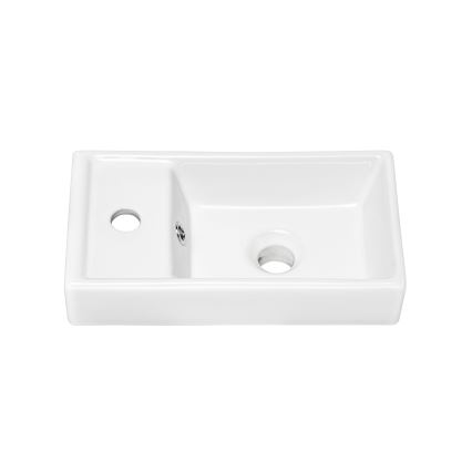 COMAD UM-VEDEA 40 - Nadgradni umivaonik VEDEA 40x22 cm keramika/sjajna bijela